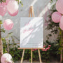 Delicate Pink "Oh Baby!" Baby Shower Welcome Sign