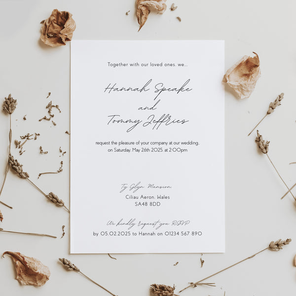 Dreamy Wedding Invitations