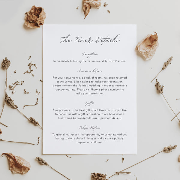 Dreamy Wedding Invitations