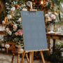 Custom Wedding Seating plan sign in dusty blue colour | winter wedding take a seat sign | personalised wedding signage