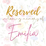 garden party reserved in memory chair sign - wedding in loving memory sign