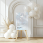 Forty Five Years Sapphire Anniversary Sign - Customizable Anniversary Welcome Board – A personalized anniversary sign with editable text, showcasing a modern and stylish layout.