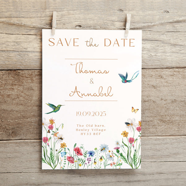 fairytale style save the date invites - affordable personalised save the date invitations