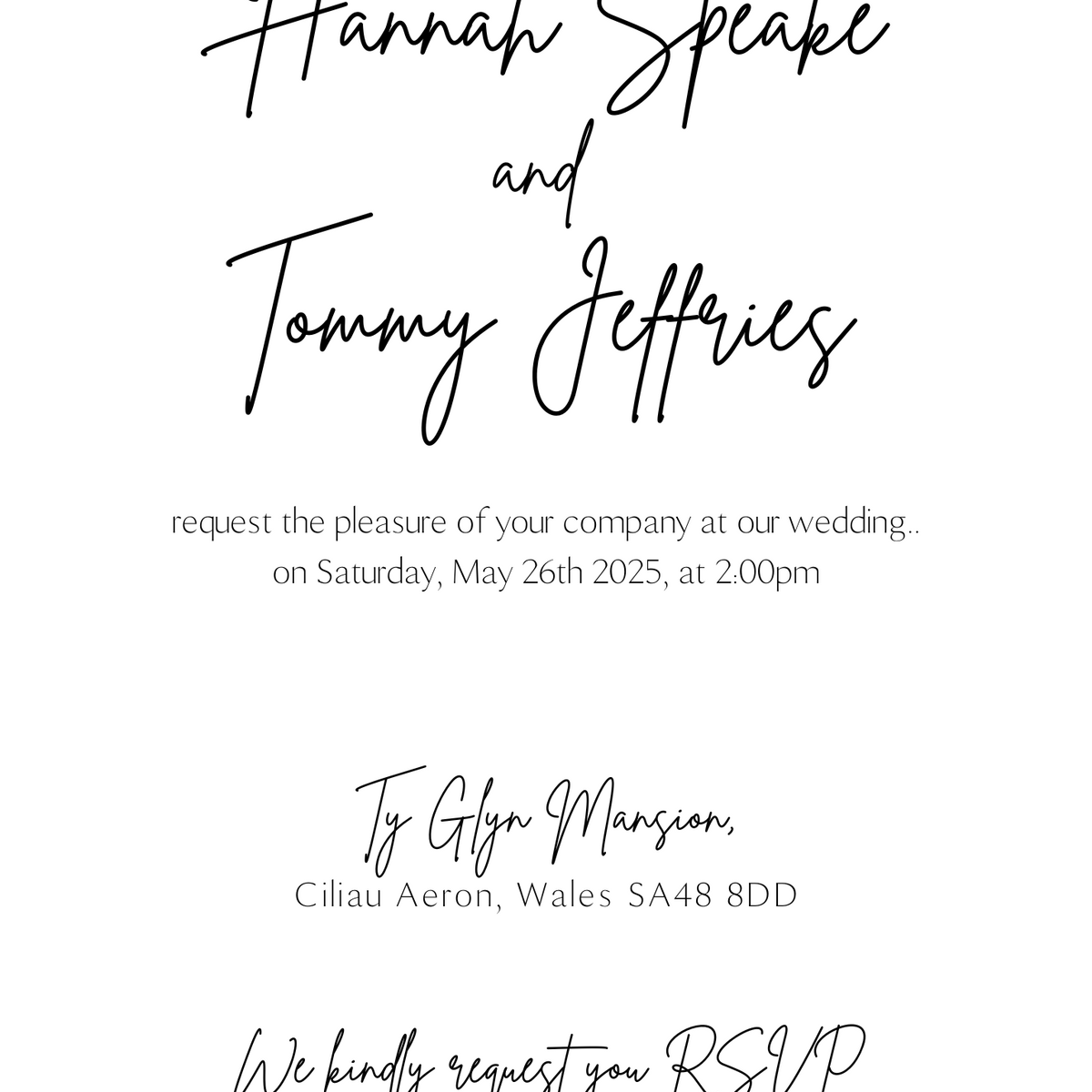 Sophisticated Wedding Invitations