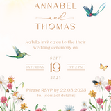 fairytale style wedding invites - affordable personalised wedding invitations