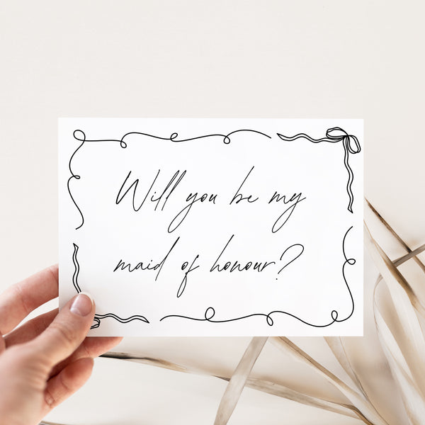 Bridesmaid Proposal Cards