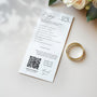 I Spy wedding pocket-sized photo game for guests - I spy wedding game cards - photo challenge for wedding guests with QR code upload.
