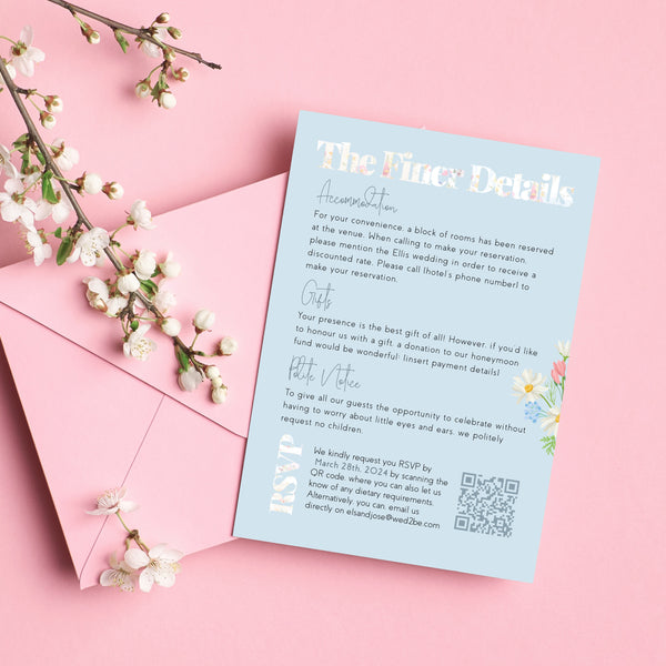 Pastels Wedding Invitations