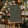 Custom Wedding Seating plan sign in khaki colour | winter wedding take a seat sign | personalised wedding signage