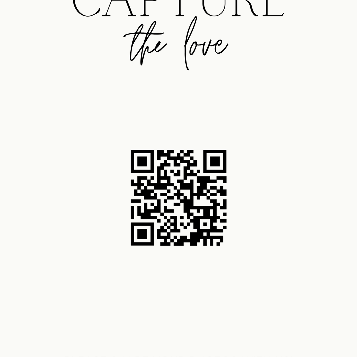 minimalist white photo sharing qr code sign for wedding tables - luxury wedding table signage for guests to share photos
