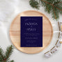 navy blue wedding invites - custom wedding invites uk - personalised wedding invitations - winter wedding