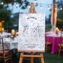 Luxurious Navy "The Night Before" Wedding Sign