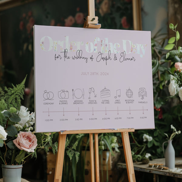 Pastels Order Of The Day Sign Landscape