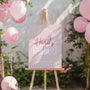 Trendy Pink Hen Party Welcome Sign