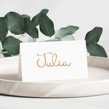 fairytale style wedding place cards - wedding guest name cards personalised