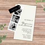 photo strip wedding invites - affordable wedding invitations personalised