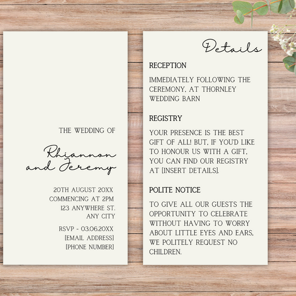 photo strip wedding invites - affordable wedding invitations personalised