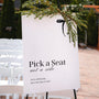 Old Money Pick A Seat, Not A Side Sign