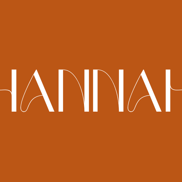 Toasted Amber wedding place card with burnt orange background and white botanical line art