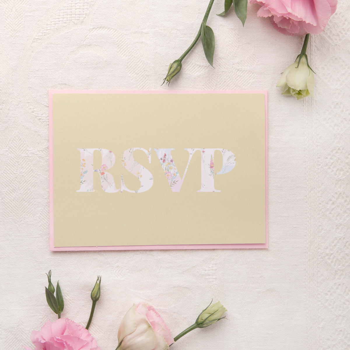 Pastels Wedding RSVP with QR Code