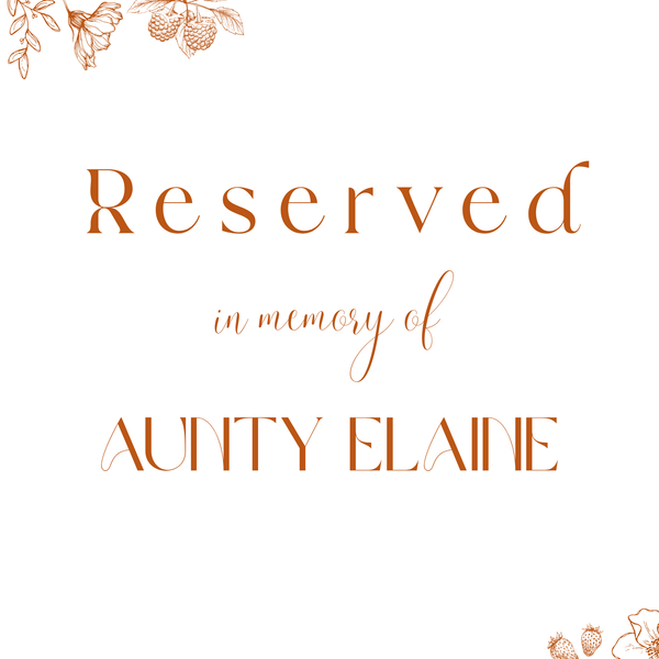 Sienna floral reserved in memory wedding chair sign with terracotta botanical sketches and elegant boho typography