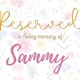 garden party reserved in memory chair sign - wedding in loving memory sign