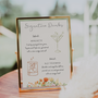 autumnal his and hers signature drinks - autumn wedding signature cocktails - personalised wedding signage