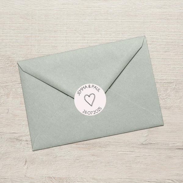 personalised wedding invitations envelope sticker seals - custom wedding save the date sticker seals - initials and date envelope sticker seals