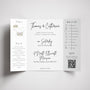 Sophisticated Gatefold Wedding Invitations