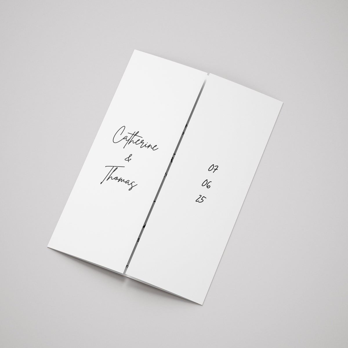 Sophisticated Gatefold Wedding Invitations