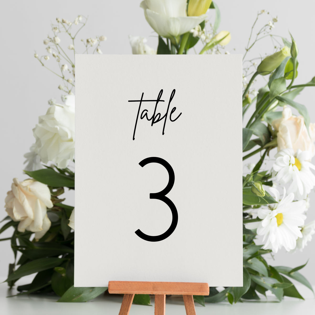 Sophisticated Table Numbers