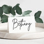 sophisticated wedding place cards - personalised wedding name cards