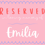 playful style reserved in memory chair sign - affordable wedding ceremony signs