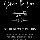 timeless black wedding hashtag sign - affordable personalised wedding signs