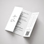 Timeless White Gatefold Wedding Invitations