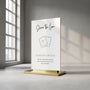 timeless white Wedding Hashtag Sign for Reception Display - Personalised wedding hashtag social media sign