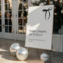 Old Money "Today, I Marry My Best Friend" Welcome Sign