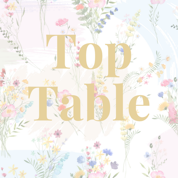 Pastels Table Numbers