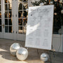Dreamy "Where in the world are you sitting?" Seating Plan Sign in Grey | Where in the world seating chart custom