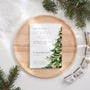 festive custom wedding invites  custom winter wedding invitations - personalised invites uk