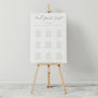 Dreamy Seating Plan "Find Your Seat" Sign for wedding breakfast and reception