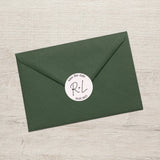 classy retro envelope sticker seals personalised - wedding invitation suite with sticker seals customised