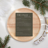 khaki wedding invites - custom wedding invites uk - personalised wedding invitations - winter wedding