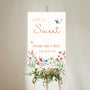 fairytale style wedding sweet table sign - affordable personalised wedding signs