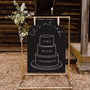 Three Tier Cake Menu - Black