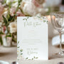 white roses floral polite notice wedding sign - Polite notice card for wedding display - luxury wedding signage