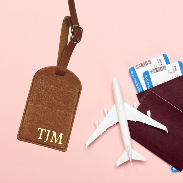 Personalised luggage tags deals