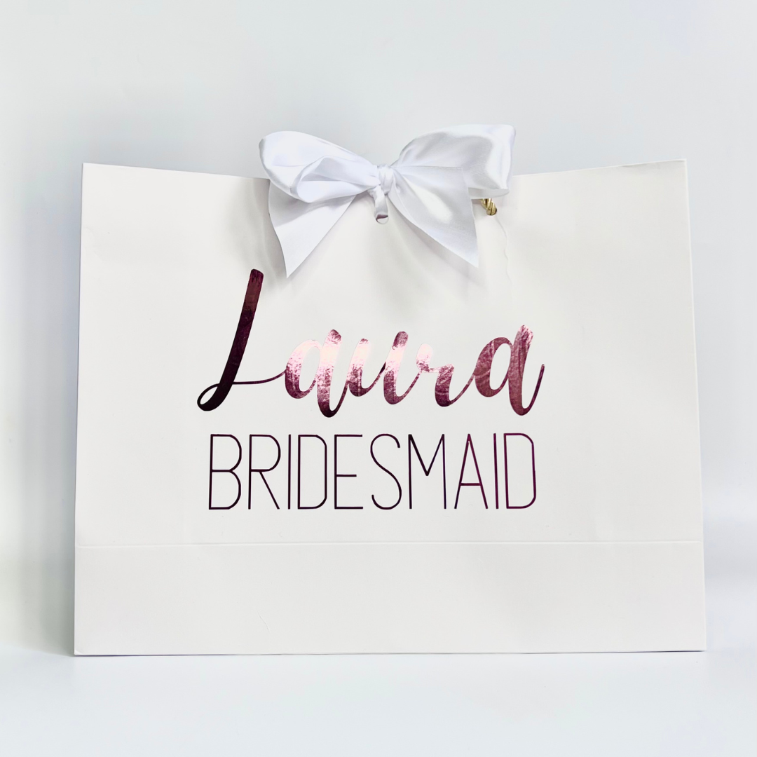 Bridal top swag bag