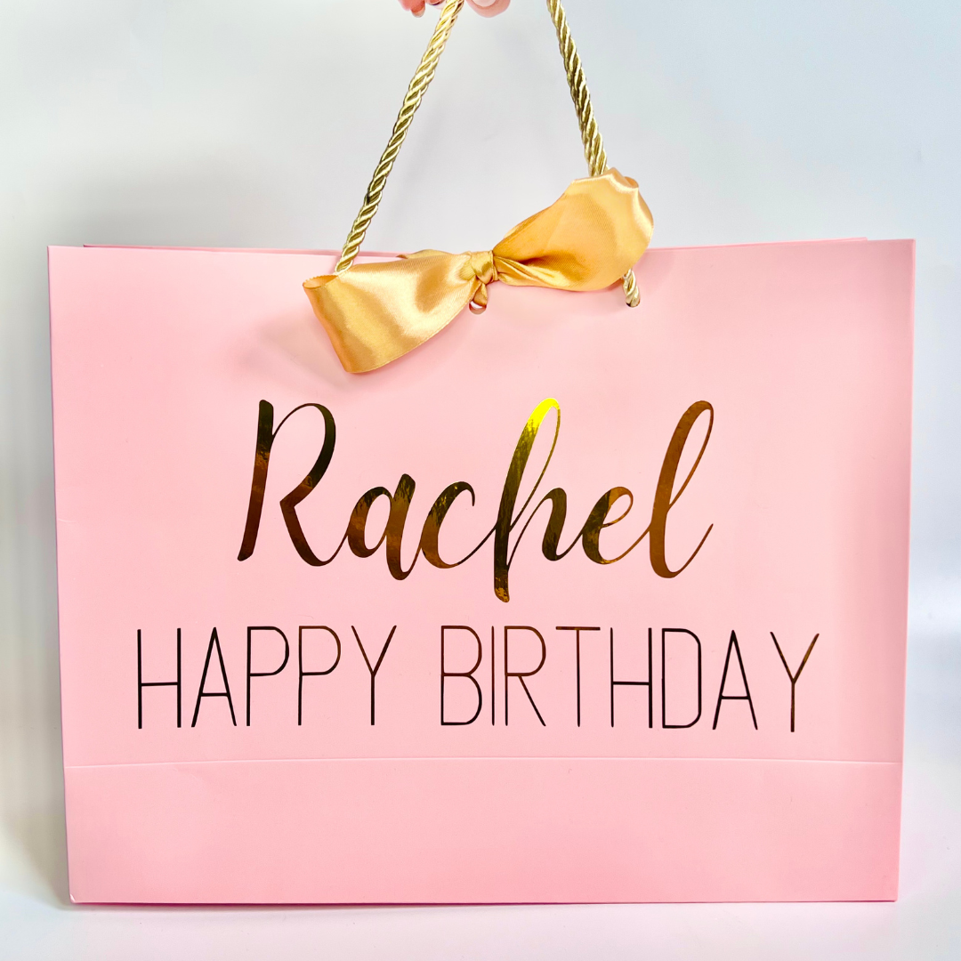 personalised birthday gift bags - personalised gift bags for birthdays