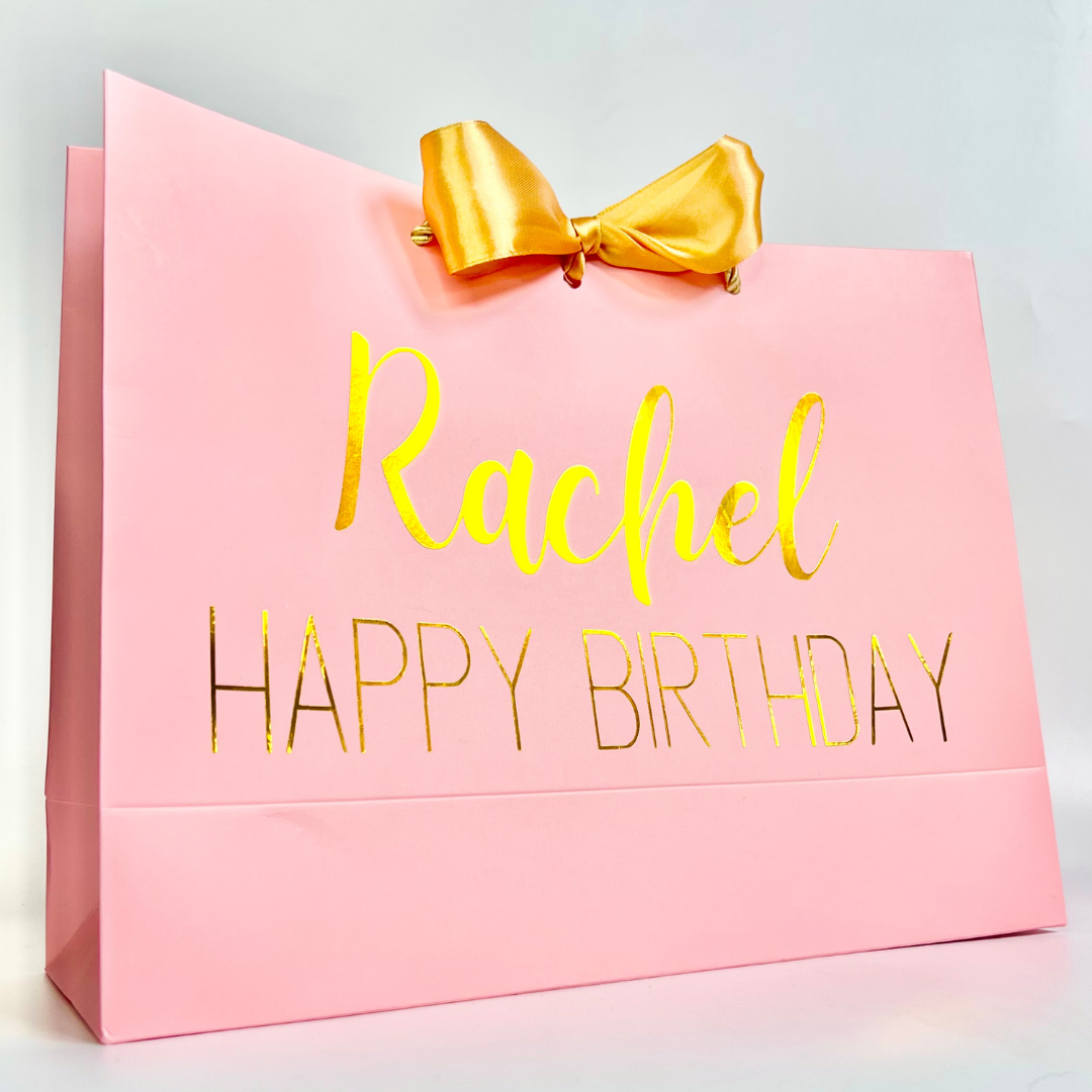 personalised birthday gift bags - personalised gift bags for birthdays